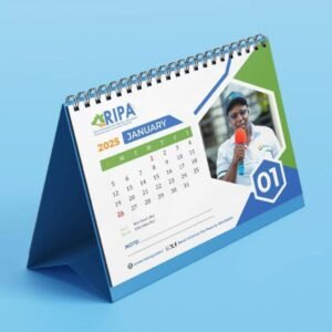 A5 Landscape Table Calendar Printing and Design