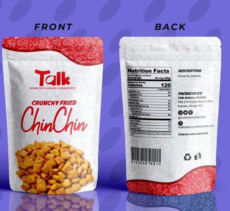 Custom Chin Chin Pouch Design and Printing