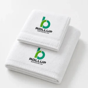 Custom branded Hand and Face Towel printing