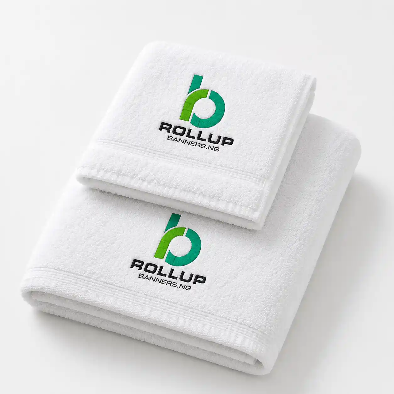 Custom branded Hand and Face Towel printing
