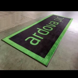 Custom branded center rug printing