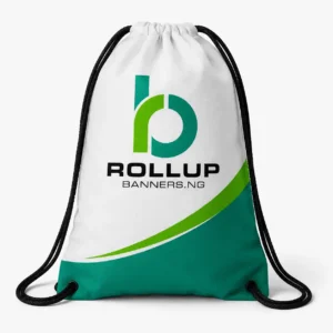 Customized branded Drawstring bag