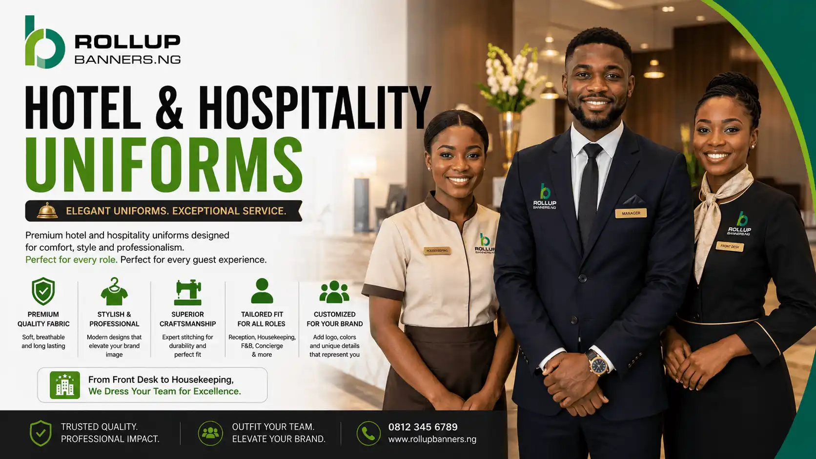 Hotel and Hospitality Uniforms 1