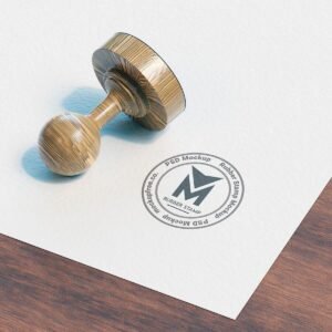 Self-Inking Company Stamp with logo