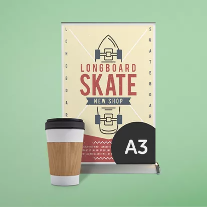 A3 Table Top Roll-up Banners