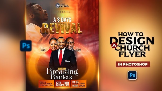 church flyer design
