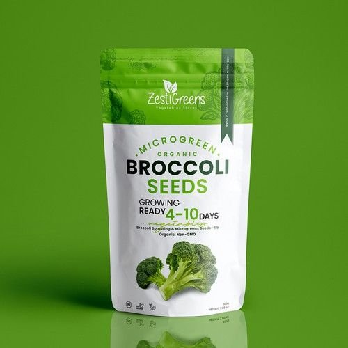 Custom Seeds Pouch Packaging Design and Printing