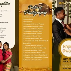 Custom Wedding Program Printing